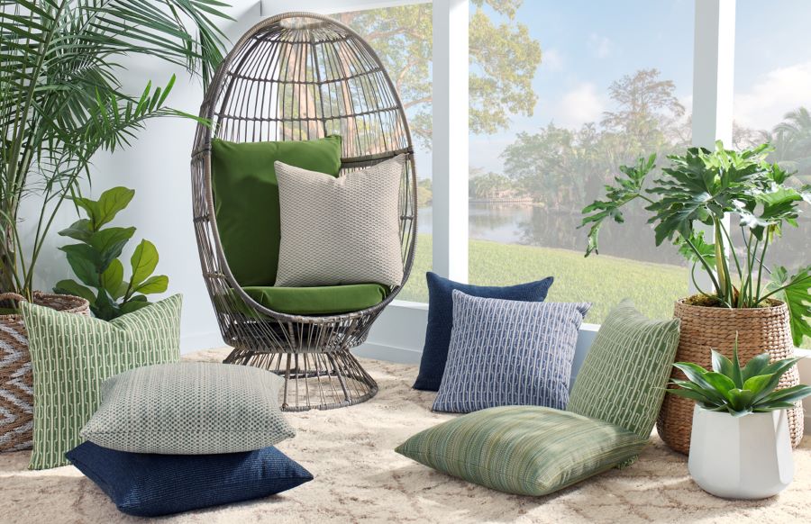 Wellness w domu – paleta kolorystyczna; źródło: https://www.kravet.com/